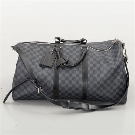 louis vuitton damier graphite keepall bandouliere 55